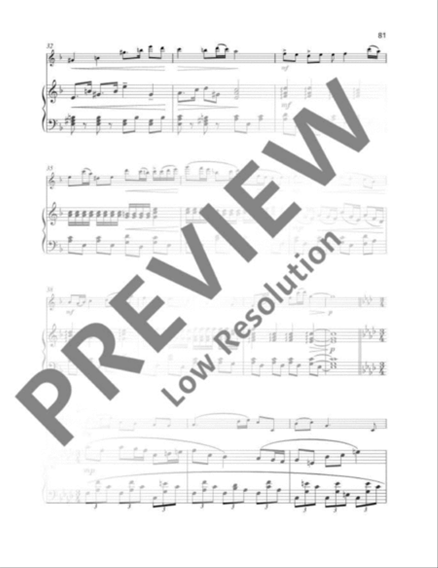 Dreams Flute Solo scores gallery preview page 4