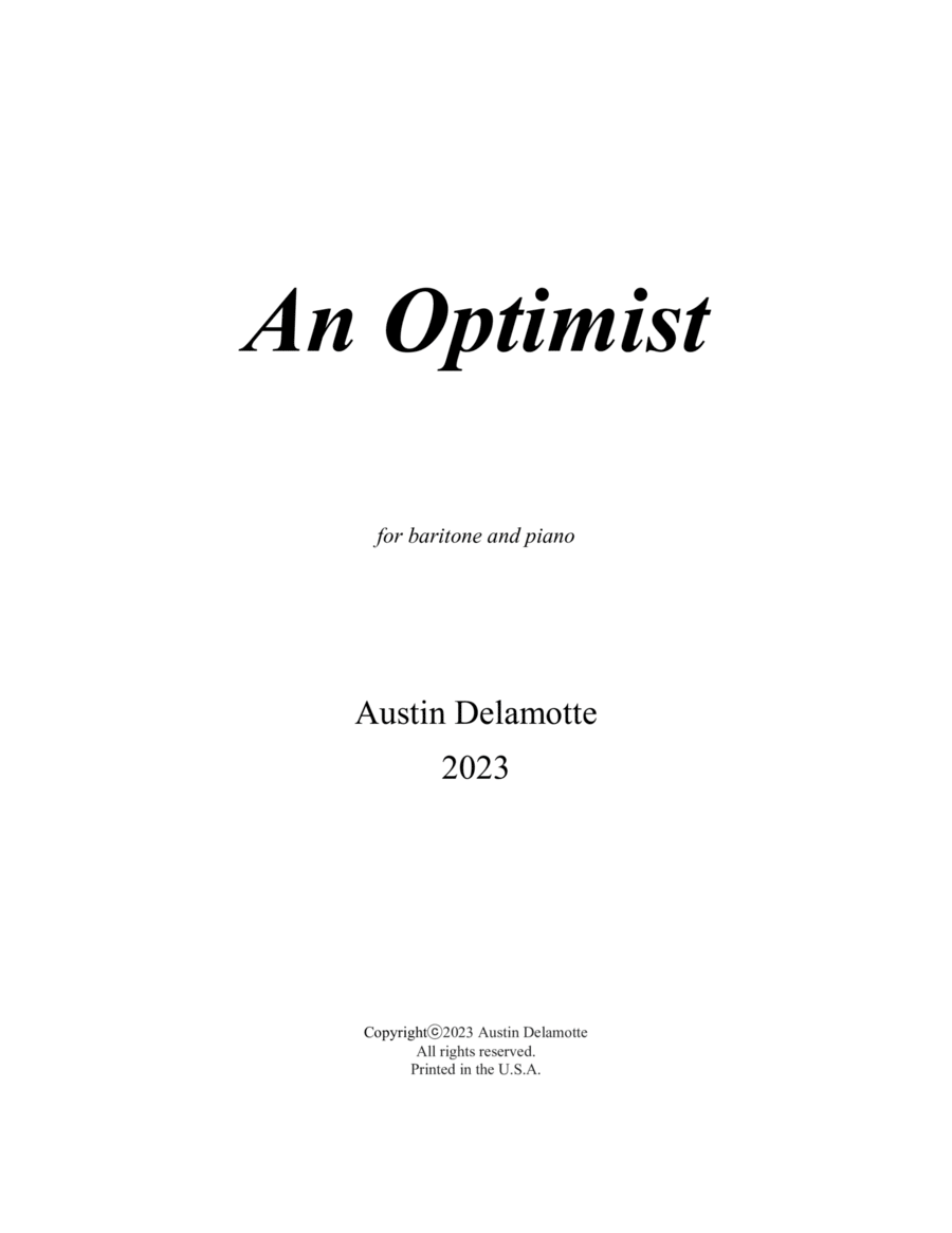 An Optimist Voice scores gallery preview page 1
