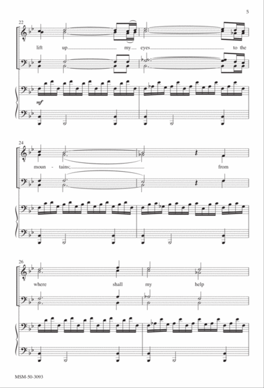 Psalm 121 TTBB scores gallery preview page 4