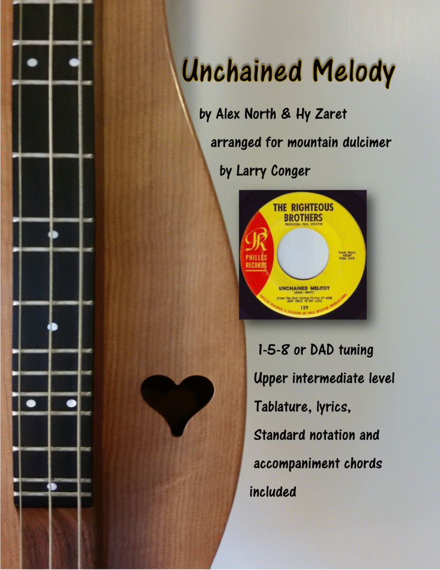 Unchained Melody Dulcimer scores gallery preview page 1