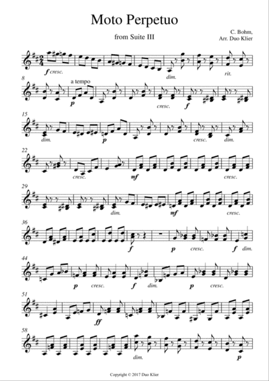 Violin Moto Perpetuo Collection, 2nd violin accompaniments Violin Solo scores gallery preview page 6