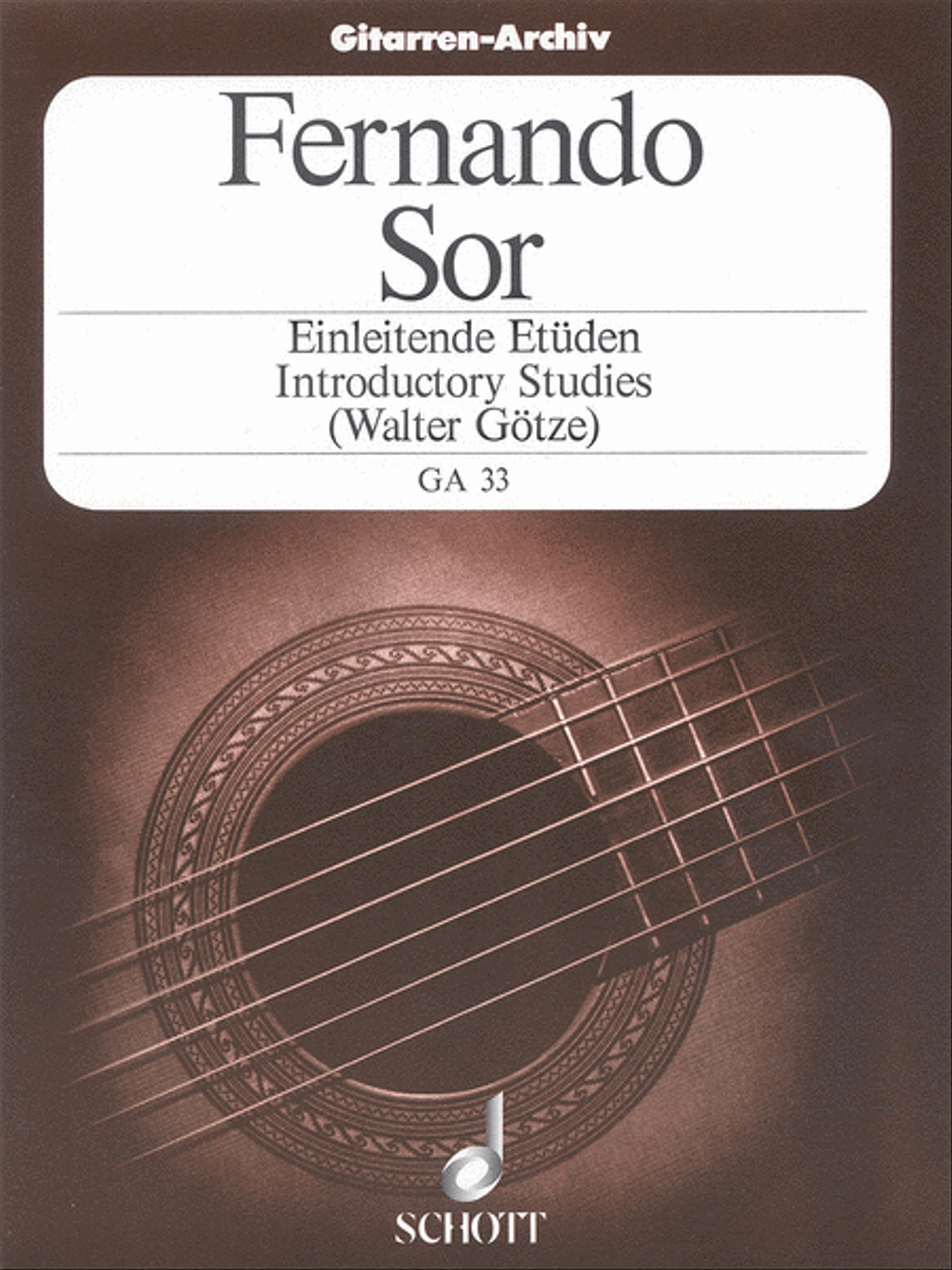 Introductory Etudes, Op. 60 Acoustic Guitar scores gallery preview page 1