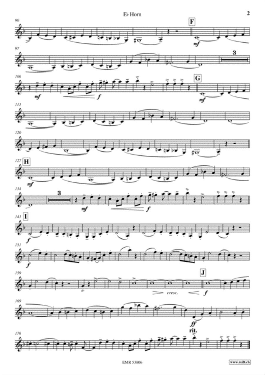Hoch und Deutschmeister Horn scores gallery preview page 3