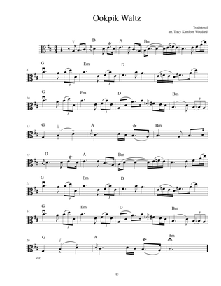 Ookpik Waltz (Viola and Guitar)