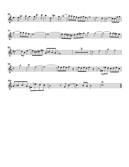 Fugue from Das wohltemperierte Klavier II, BWV 892/II (arrangement for 4 recorders)