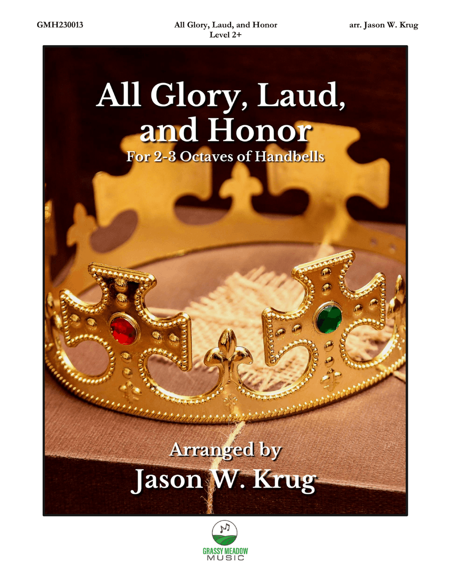 All Glory, Laud, and Honor (for 2-3 octave handbell ensemble) (site license) 3-Octaves scores gallery preview page 1