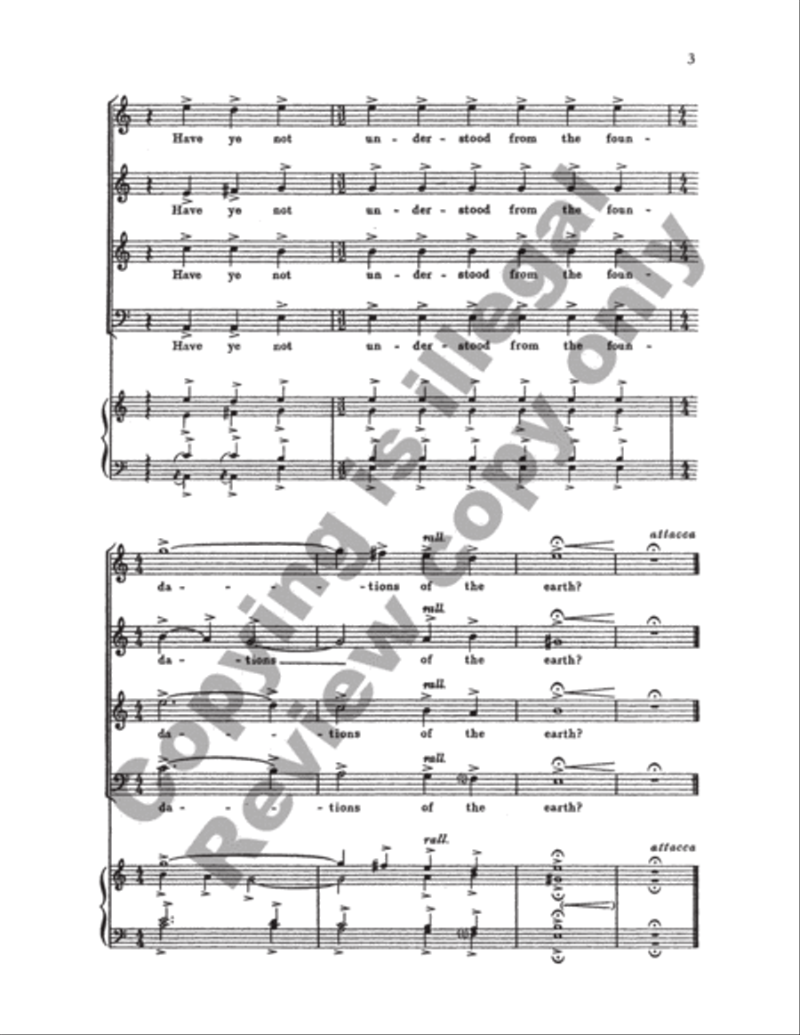 Have Ye Not Known? & Ye Shall Have a Song SSAATTBB scores gallery preview page 11