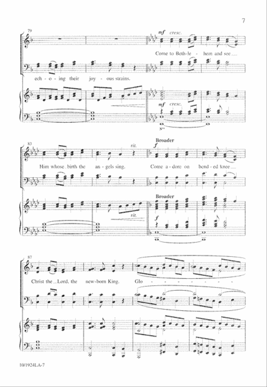 Songs of the Angels 4-Part scores gallery preview page 7