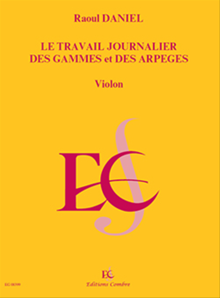 Travail journalier des gammes et arpeges Violin Solo scores gallery preview page 1