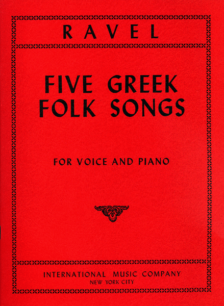 Five Greek Folk Songs (Gr., F. & E.)