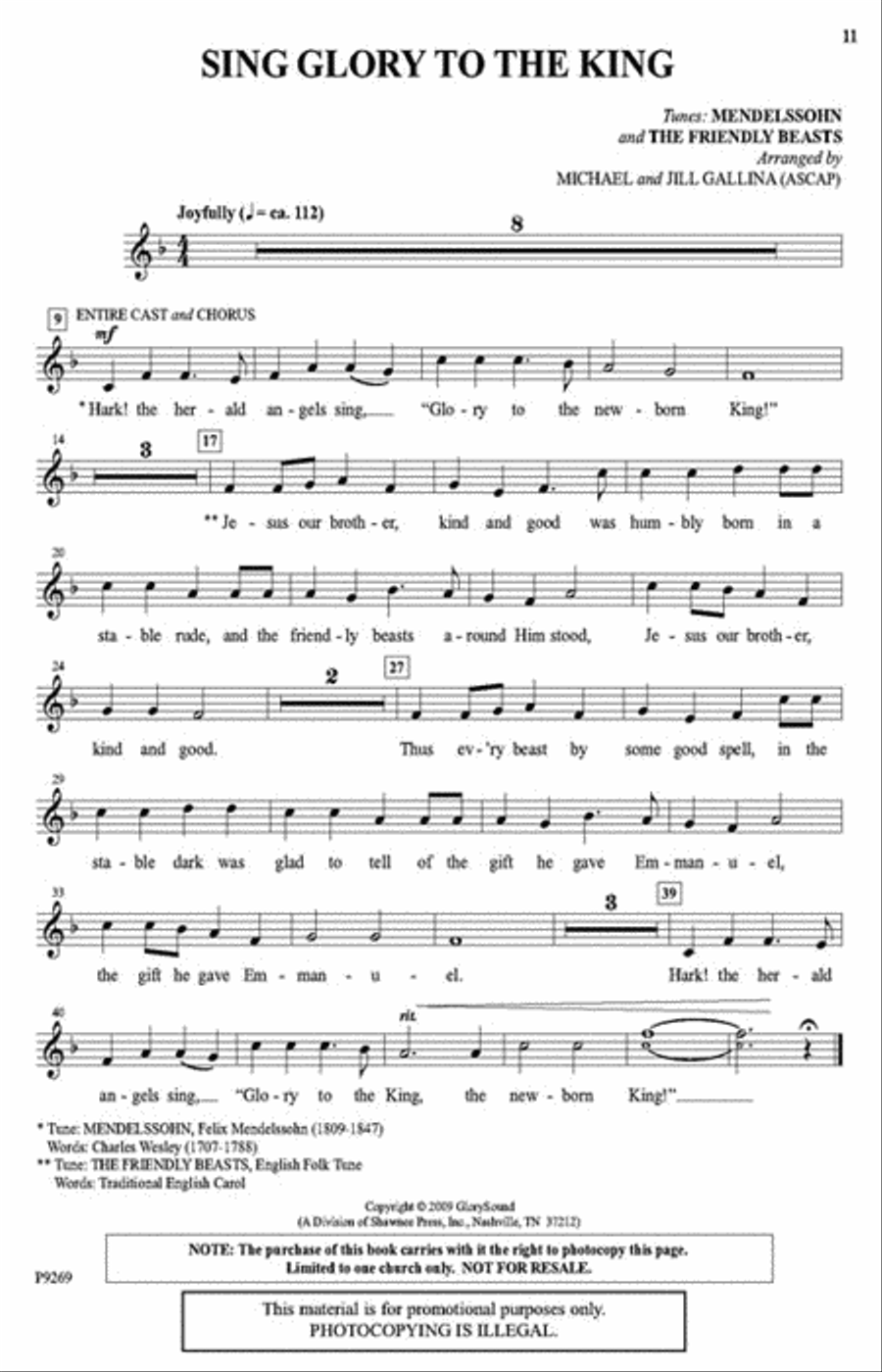 Guess Who's Coming to Bethlehem? Children's Choir scores gallery preview page 5
