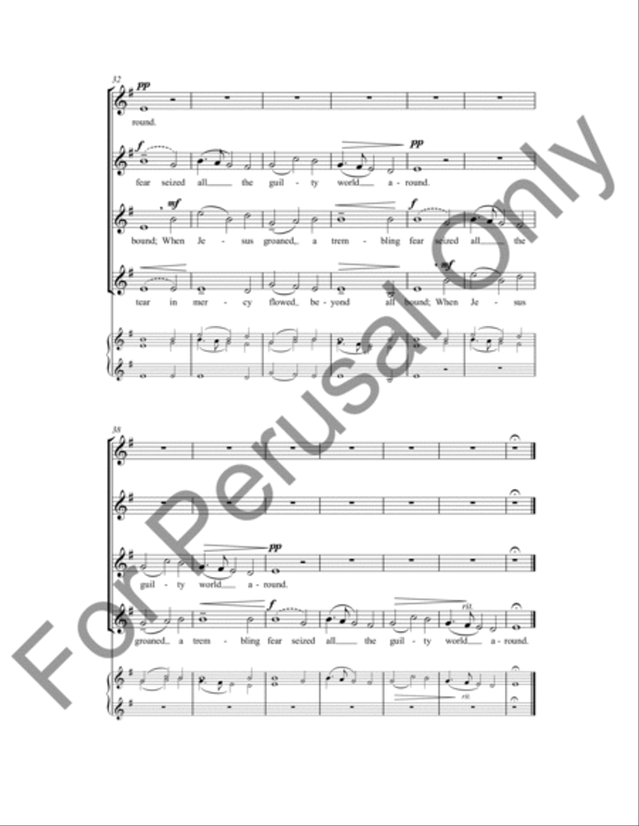 When Jesus Wept TTBB scores gallery preview page 5