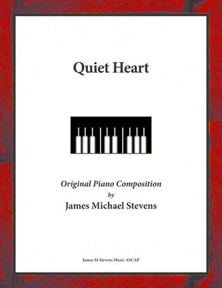 Book cover for Quiet Heart - Ambient Piano