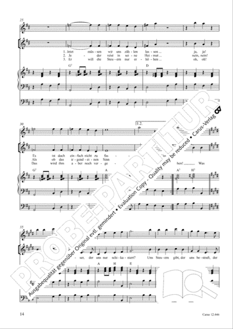 Die Freude dieser Zeit Children's Choir scores gallery preview page 15