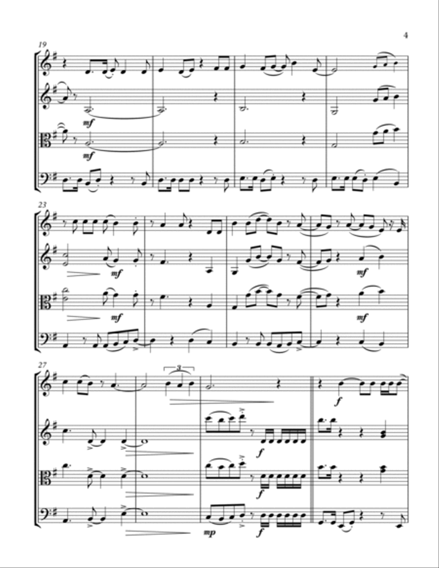 I Wanna Dance With Somebody String Trio scores gallery preview page 6