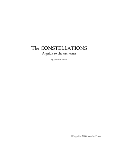 The Constellations - A Guide to the Orchestra image number null