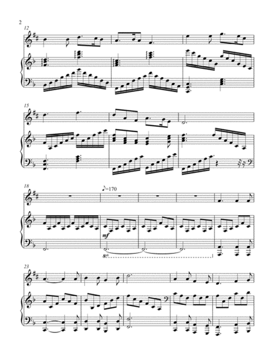 A Holy, Silent Night (treble Eb instrument solo) image number null