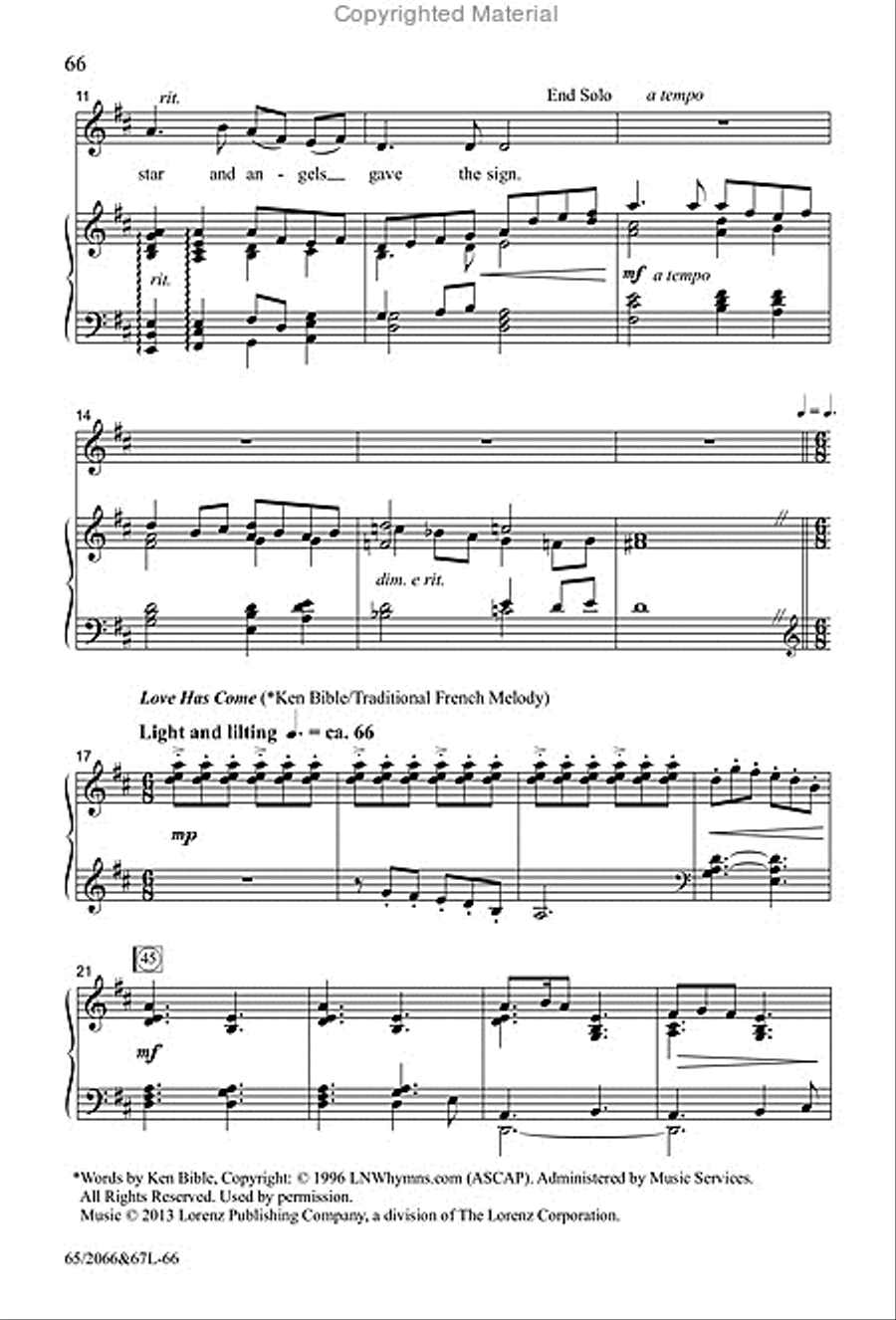 Stars of Glory - SATB with Performance CD 4-Part scores gallery preview page 21