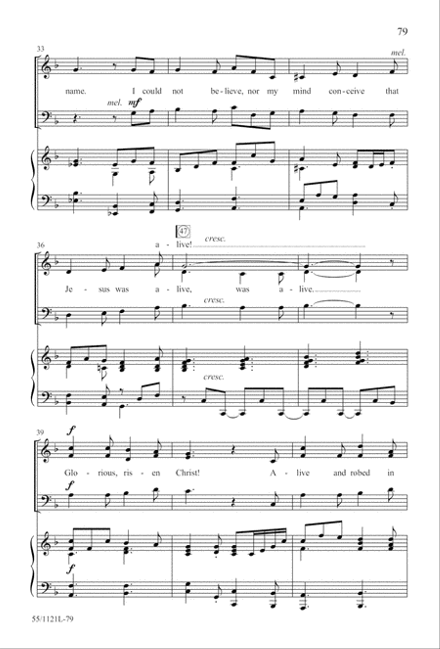 Touched by the Christ Touched by the Christ 3-Part scores gallery preview page 80