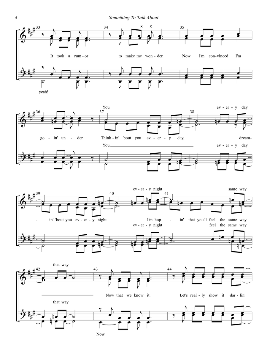 Something To Talk About (let's Give Them Something To Talk About) SSAA scores gallery preview page 4