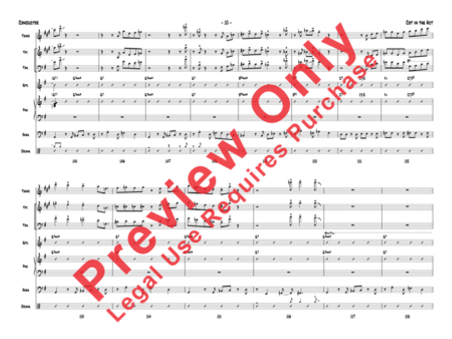 Cot in the Act Jazz Ensemble scores gallery preview page 13