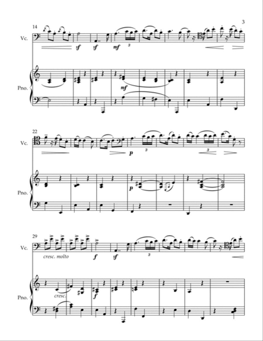 Romanian Folk Dances Stick Game Piano scores gallery preview page 3