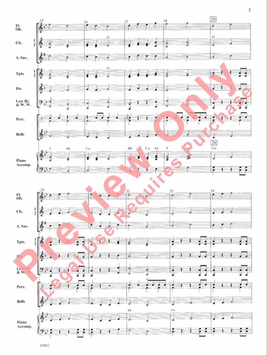 Cardiff Castle Cardiff Castle Concert Band scores gallery preview page 6