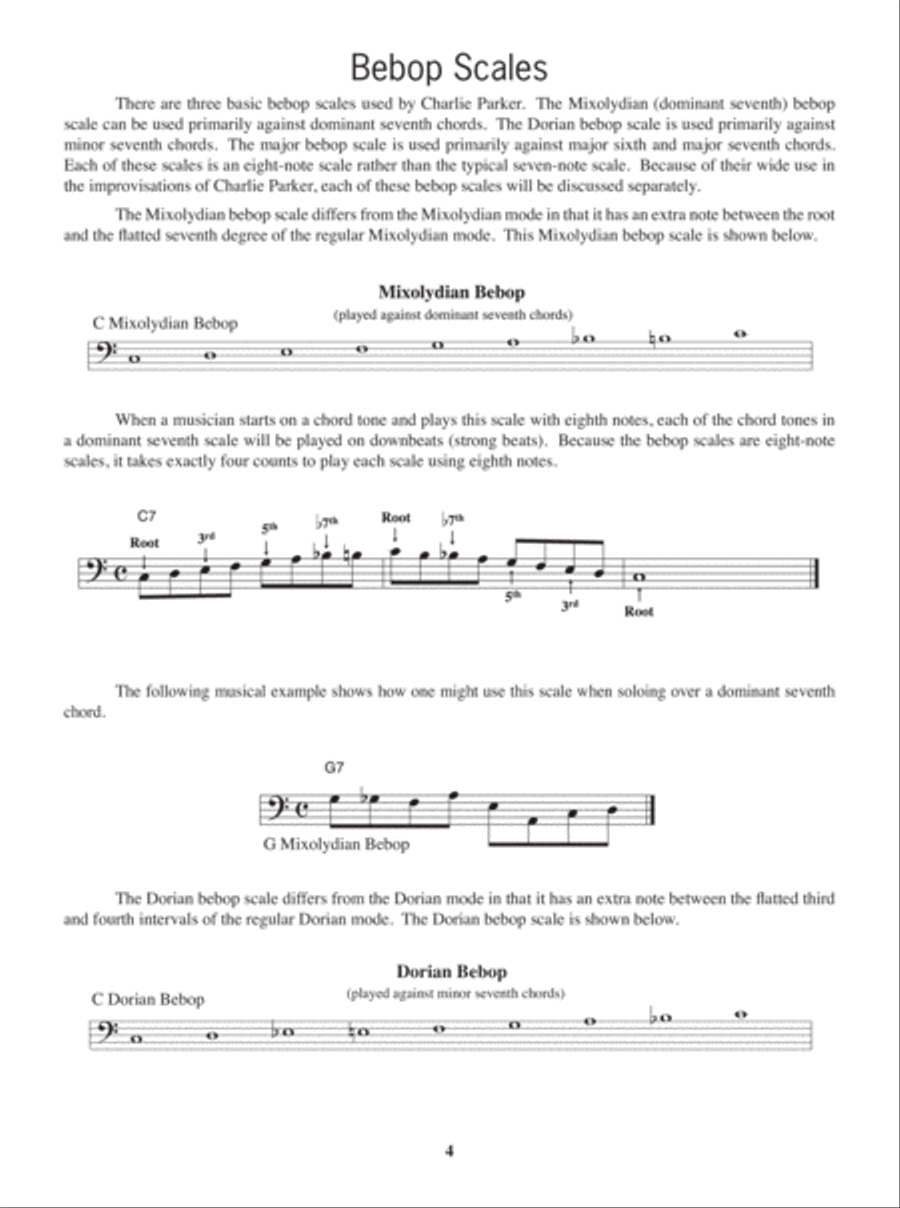 Essential Jazz Lines in the Style of Charlie Parker, Bass Edition Double Bass scores gallery preview page 5