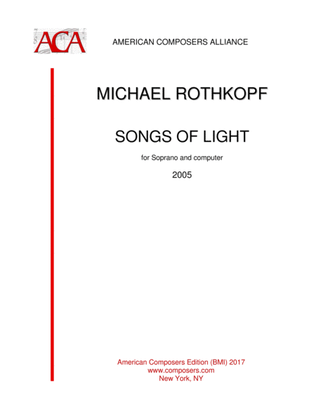 [Rothkopf] Songs of Light