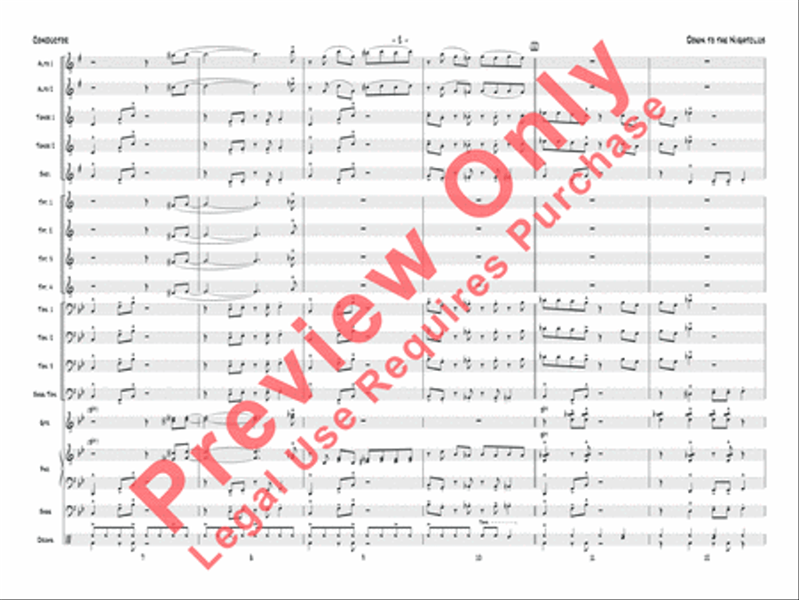 Down to the Nightclub Down to the Nightclub Jazz Ensemble scores gallery preview page 3