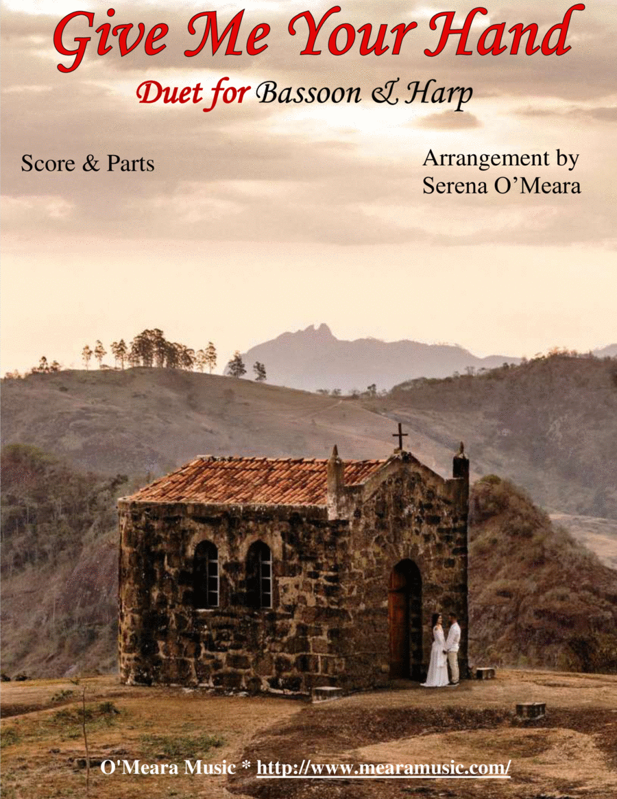 Give Me Your Hand, Duet for Bassoon & Harp Bassoon scores gallery preview page 1