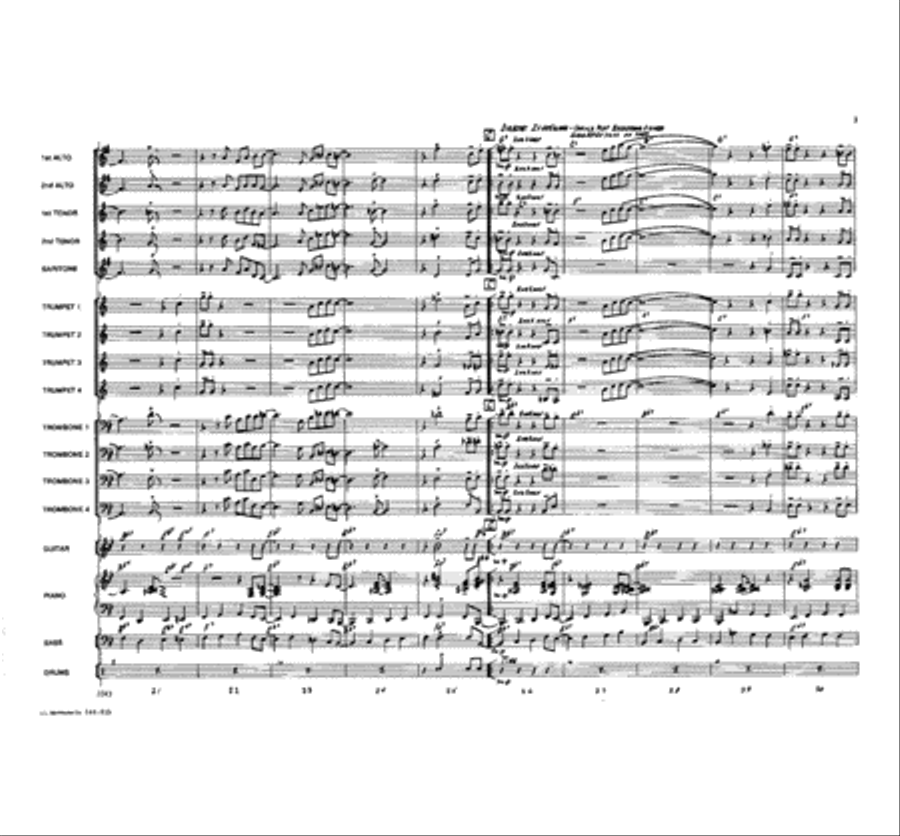 Chicken Franks Jazz Ensemble scores gallery preview page 4