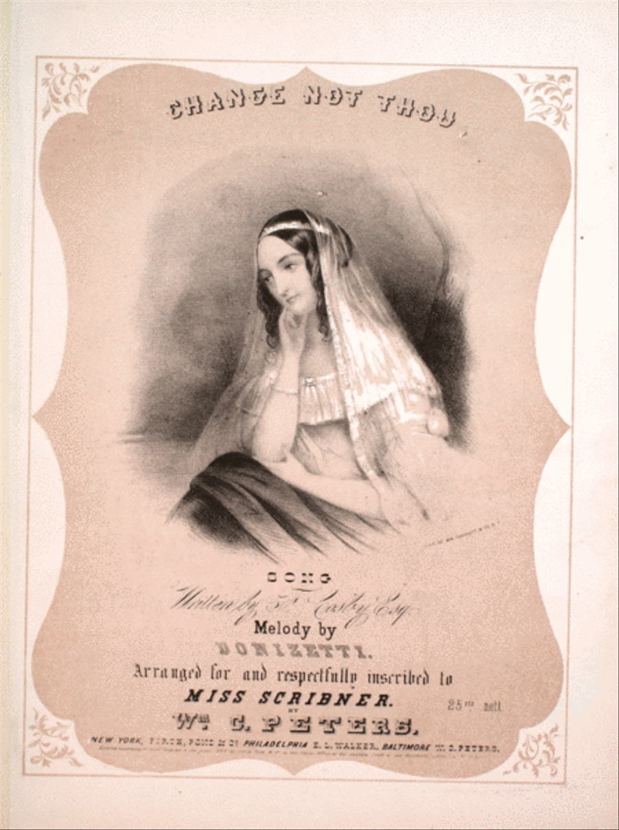 Change Not Thou. Song Voice scores gallery preview page 1