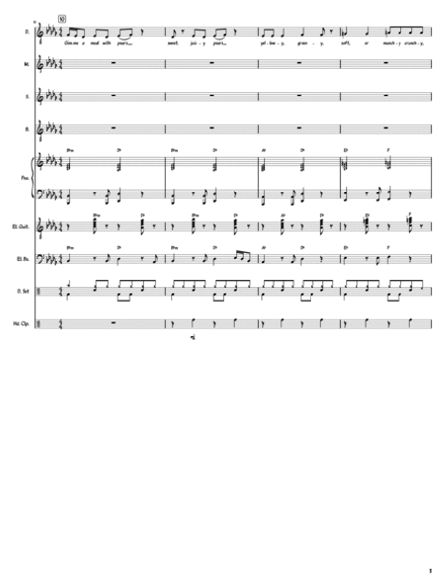 Sesame Street: A Musical Celebration - Score Only Jazz Ensemble scores gallery preview page 3