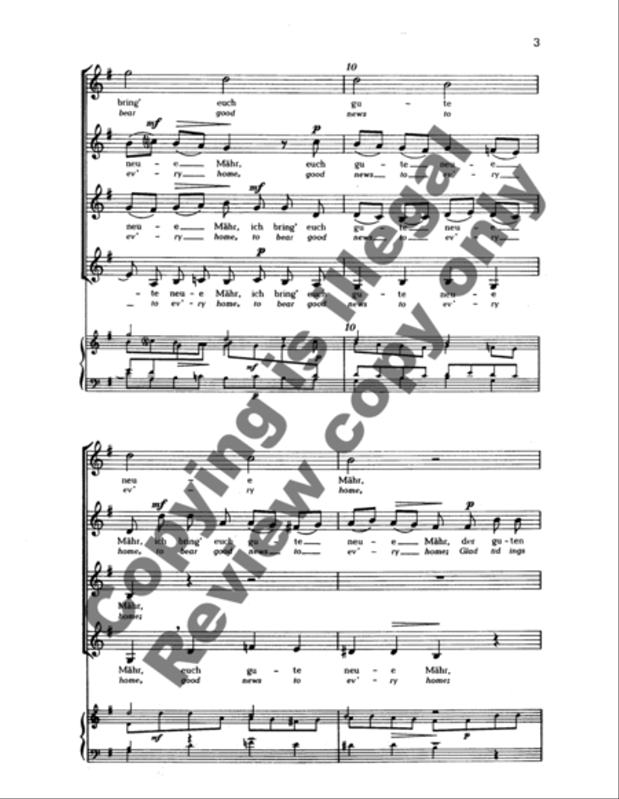Magnificat: Vom Himmel hoch (From Heav'n Above) SSAA scores gallery preview page 8