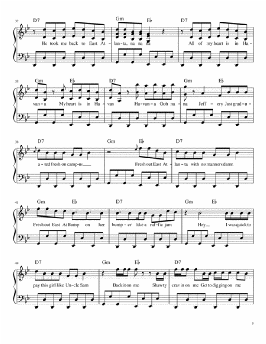 Try Try Piano Solo scores gallery preview page 3