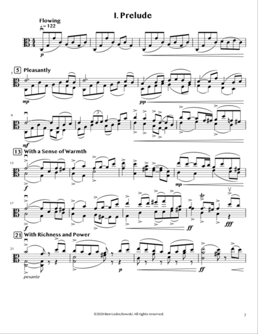 Suite for a Bright Day Viola Solo scores gallery preview page 3