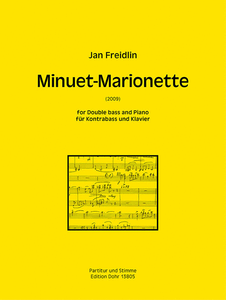 Minuet-Marionette für Kontrabass und Klavier (2009)