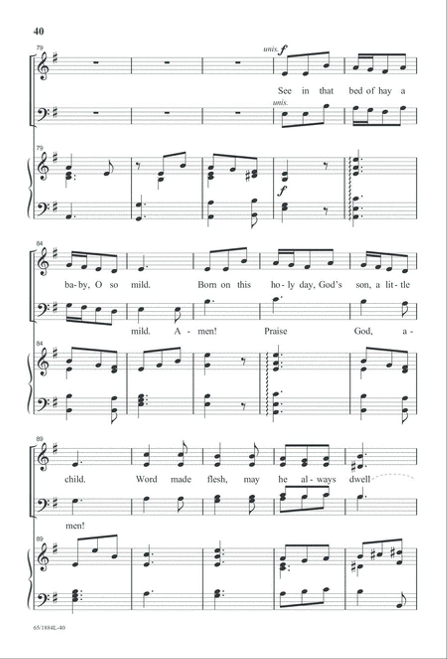 Let Us Adore Him Let Us Adore Him 4-Part scores gallery preview page 42