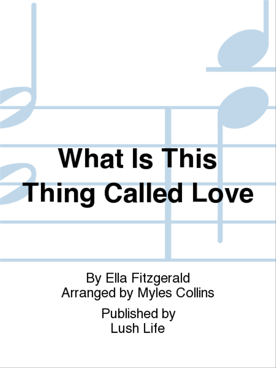 What Is This Thing Called Love Big Band scores gallery preview page 1