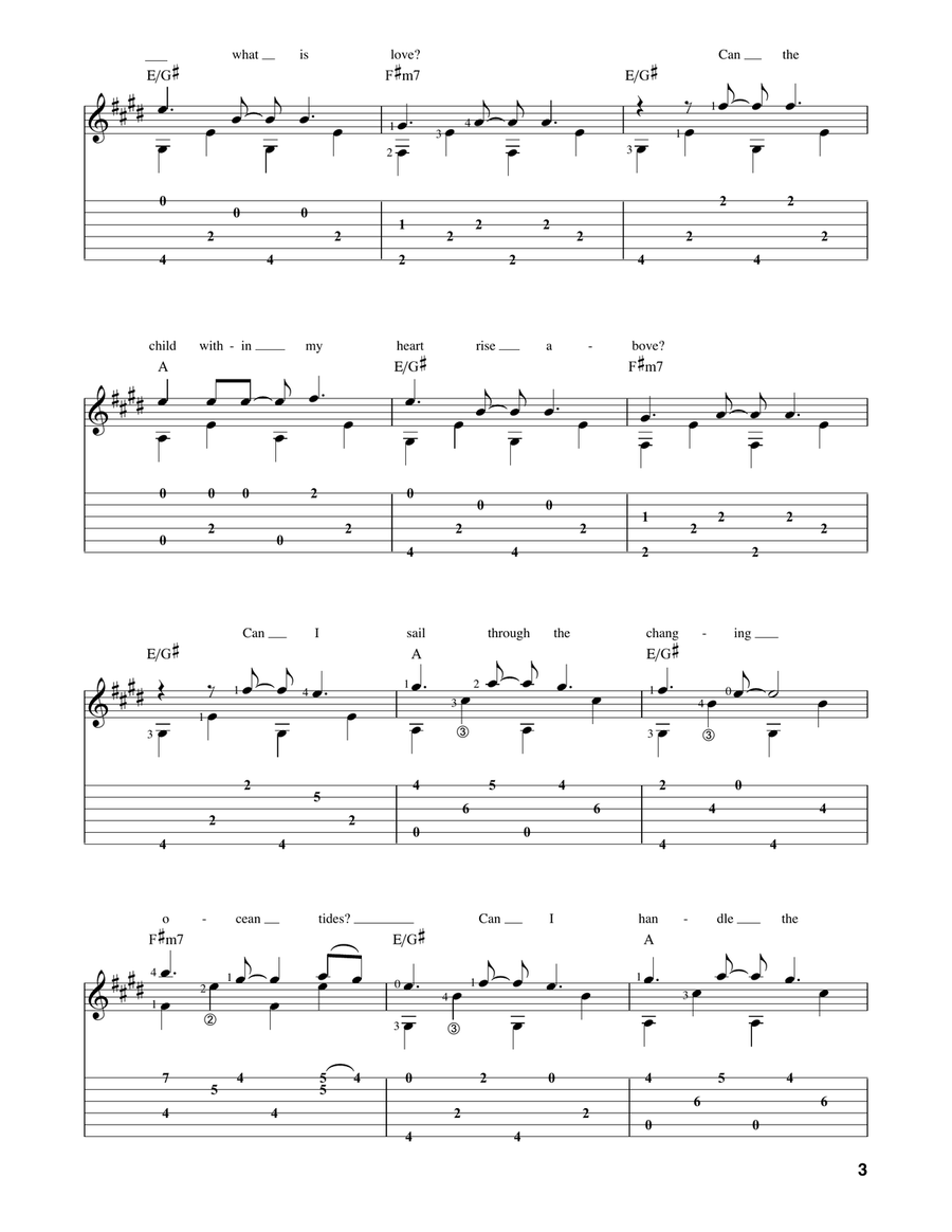 Landslide Landslide Acoustic Guitar scores gallery preview page 3
