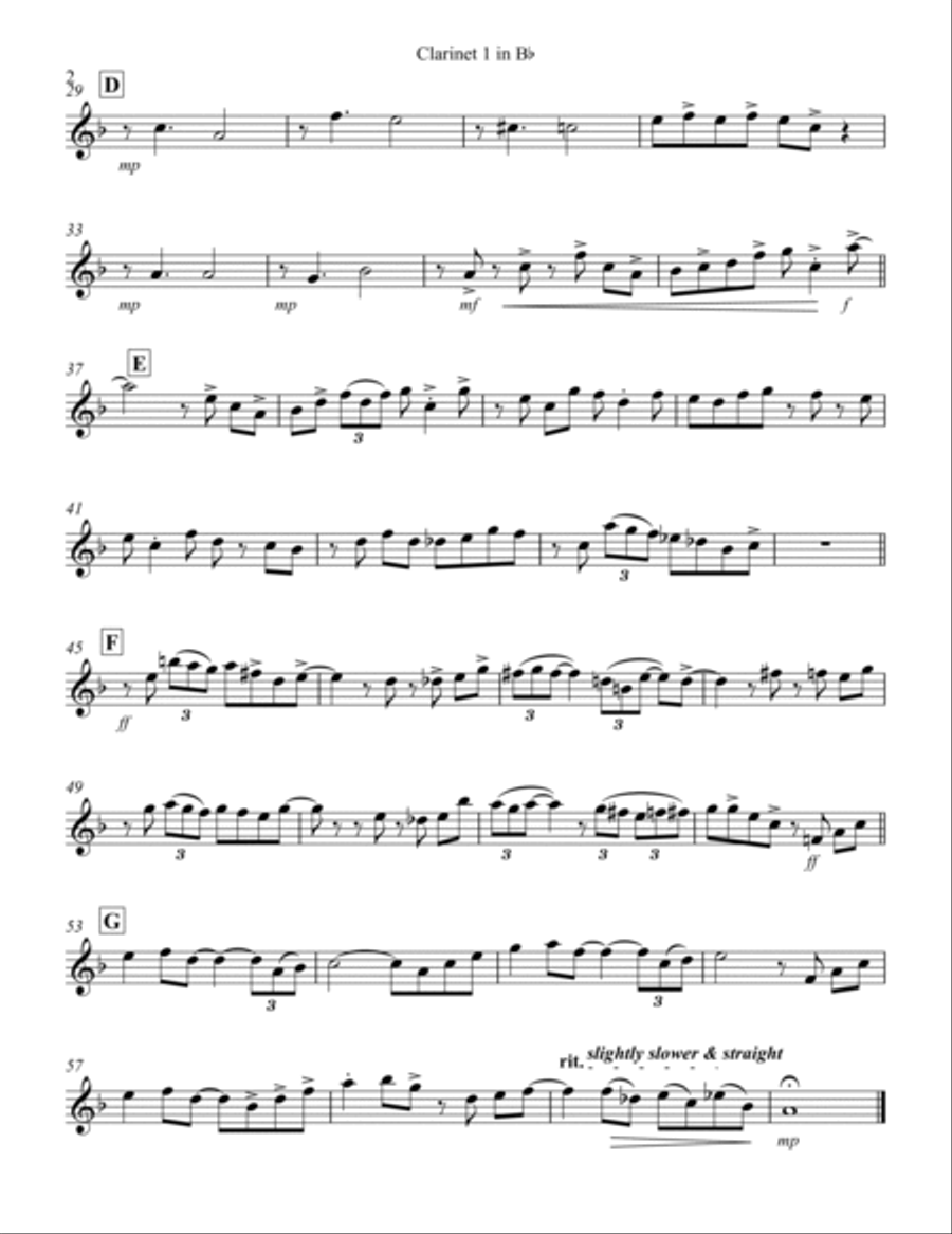 I Can't Get Started Woodwind Ensemble scores gallery preview page 6