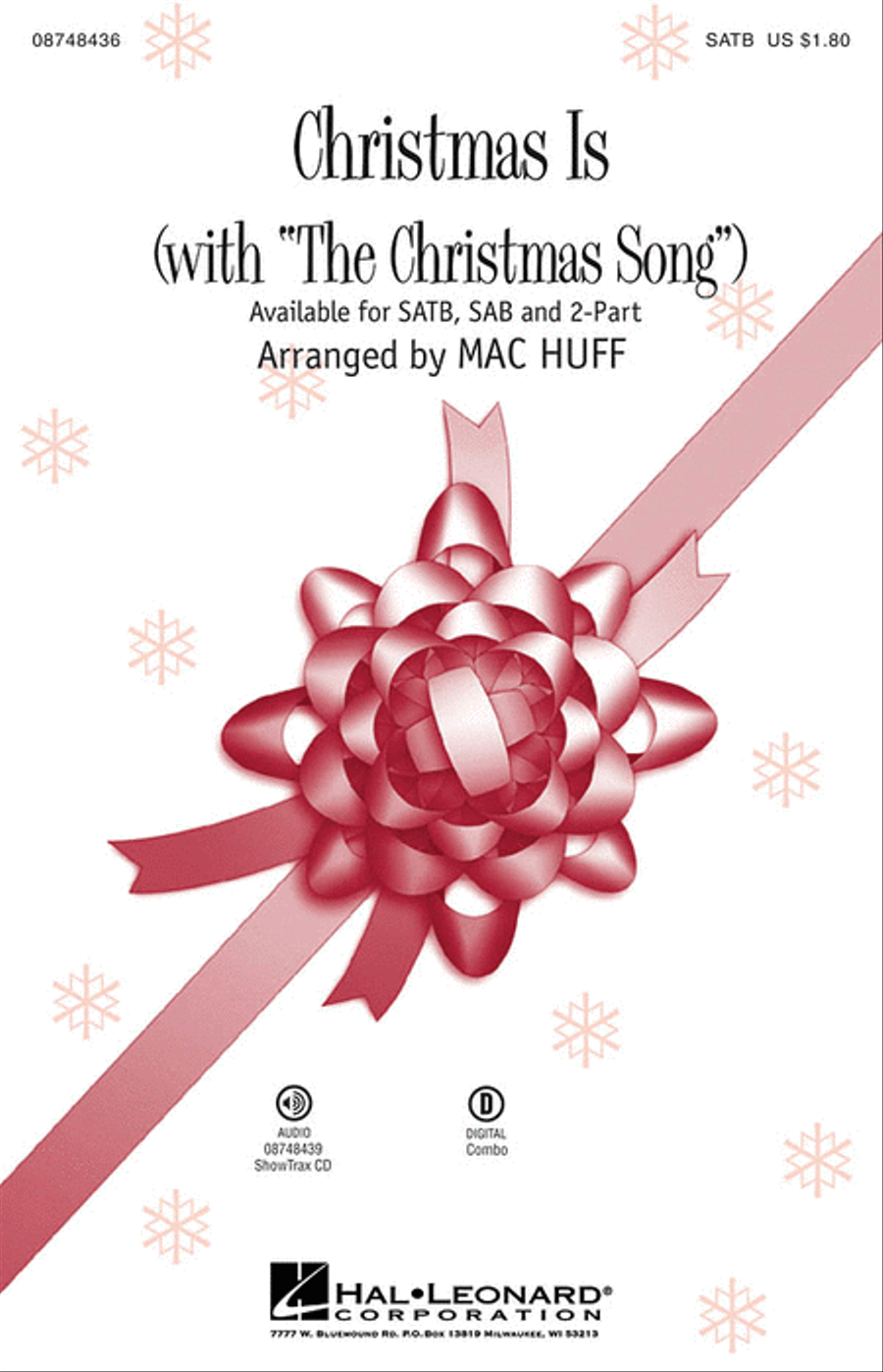 Christmas Is 4-Part scores gallery preview page 1