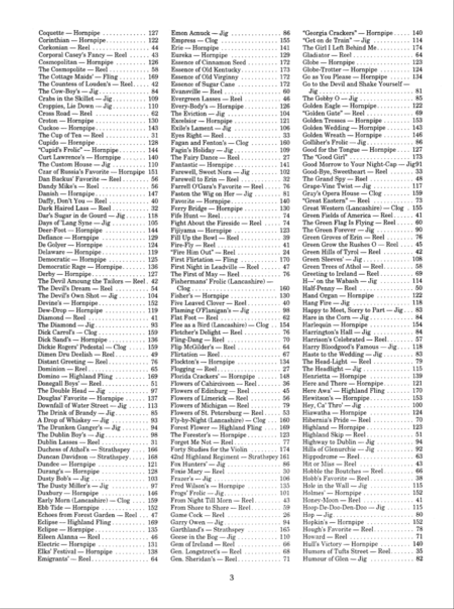 Ryan's Mammoth Collection of Fiddle Tunes Violin scores gallery preview page 3