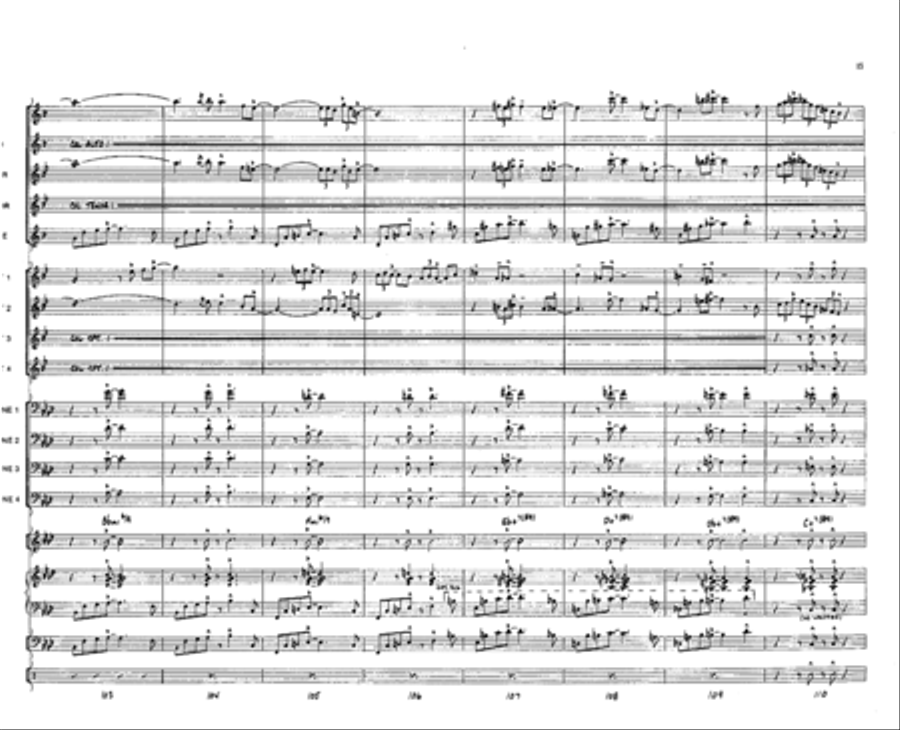 Dark Side of the Blues Dark Side of the Blues Jazz Ensemble scores gallery preview page 16