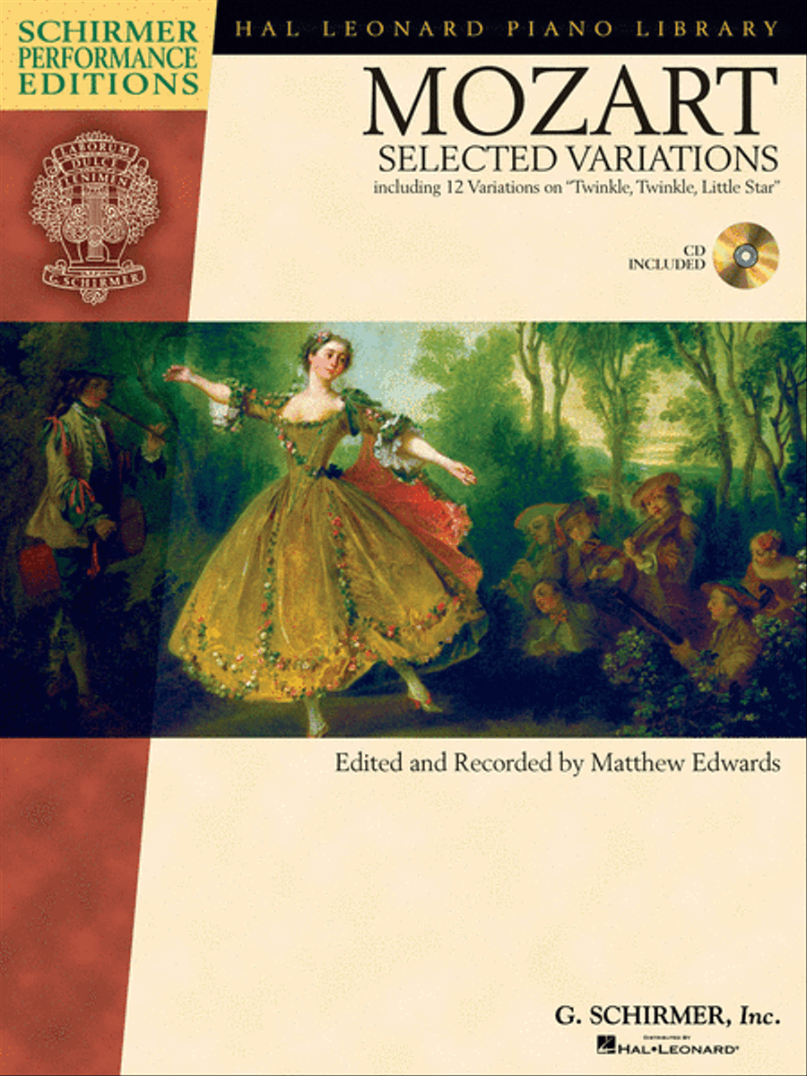 Mozart – Selected Variations Piano Solo scores gallery preview page 1