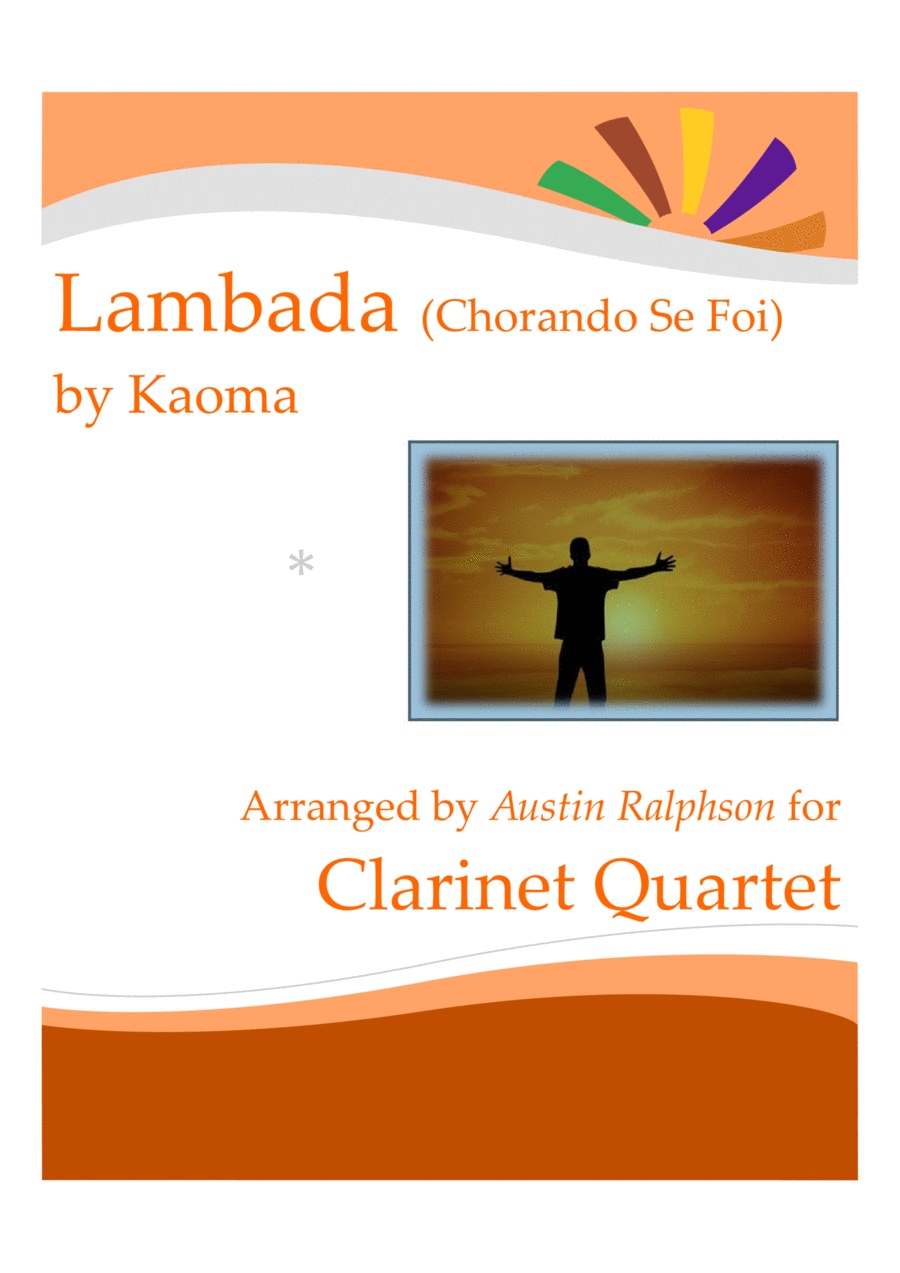 Chorando Se Foi (lambada) Clarinet Quartet scores gallery preview page 1