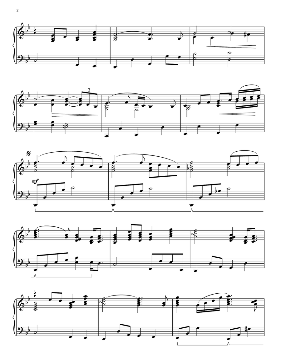Theme From Ice Castles (Through The Eyes Of Love) Piano Solo scores gallery preview page 2