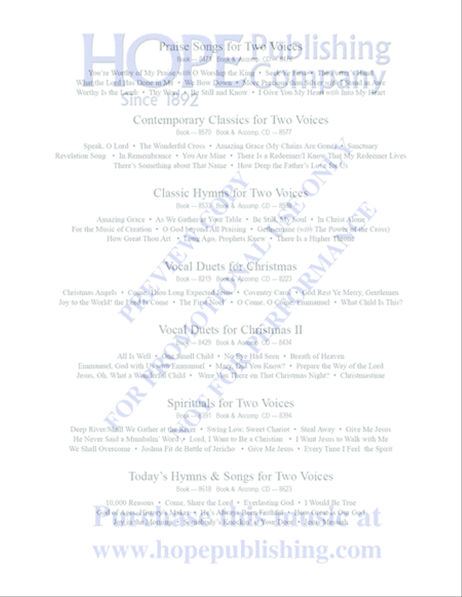 Essential Vocal Duets, Vol. 1 Piano scores gallery preview page 72