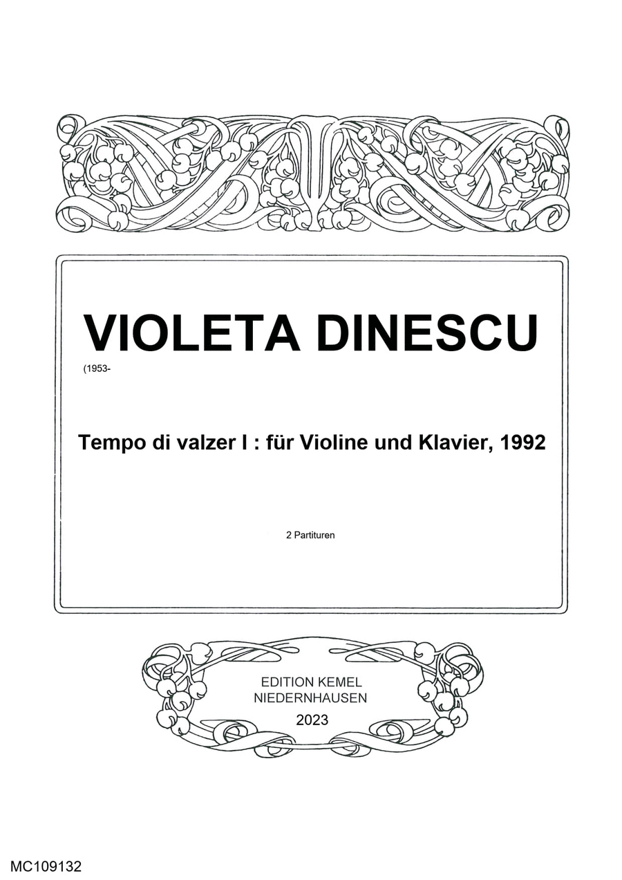 Tempo di valzer I Violin scores gallery preview page 1